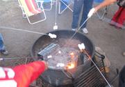 roasting marshmellow