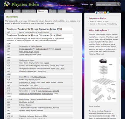 Physics Eden Site Design  4