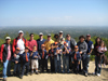 pack371 den meeting hikig on top of montalve