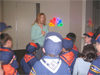 pack371 den meeting NBC visit